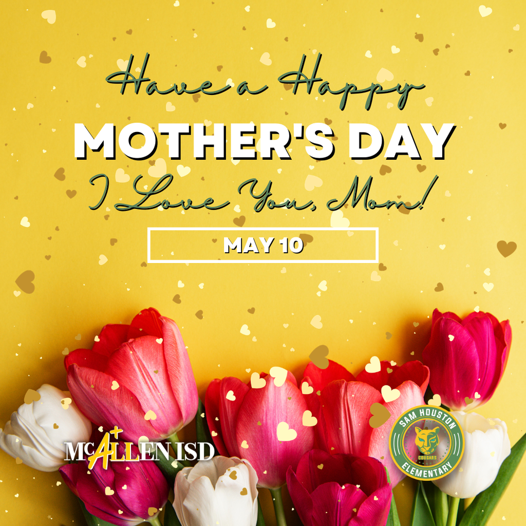 Announcement in English to Recognize Mother's Day