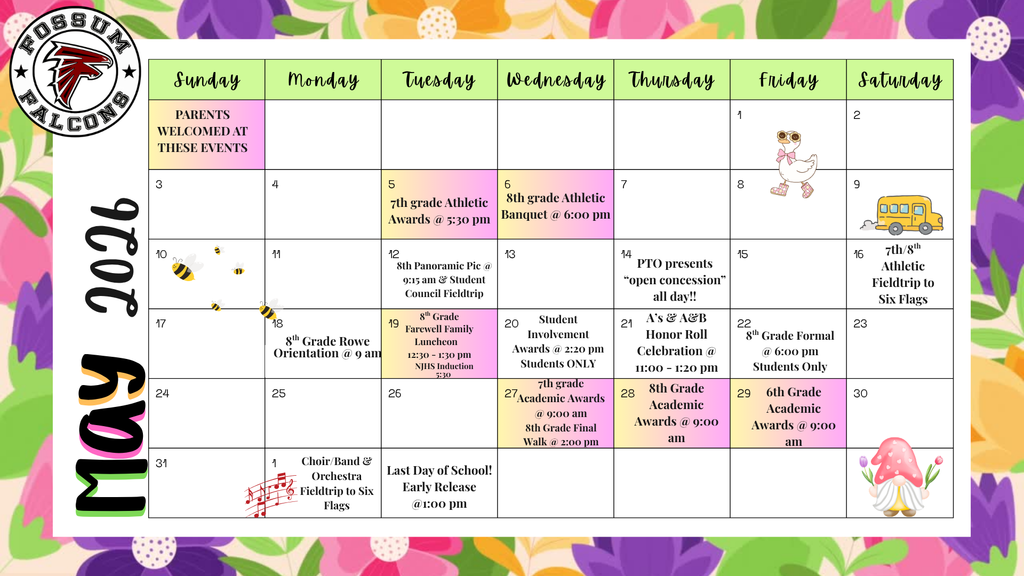 May calendar