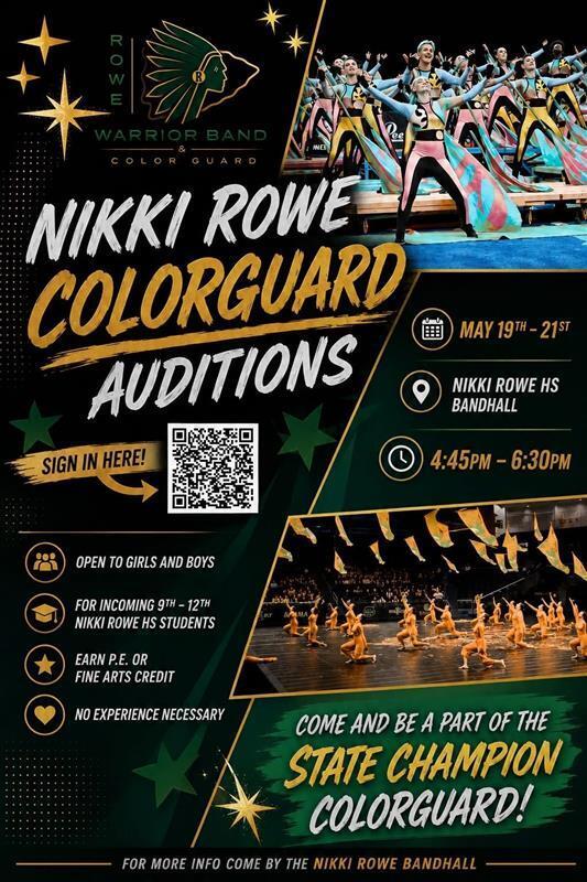 ColorGuard  Auditions