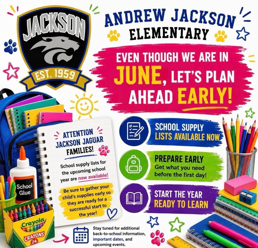 School Supply List 2026-2027