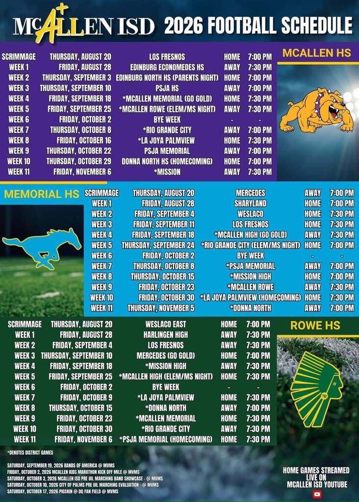 football schedule