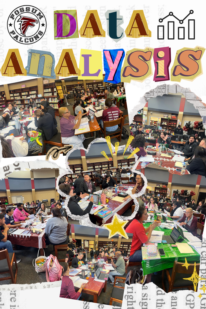 Today, our data-driven Fossum teachers collaborated to:  📈 Analyze student performance 💡 Identify strengths and areas for growth 🤝 Share strategies and best practices 🎯 Create purposeful plans to support every learner