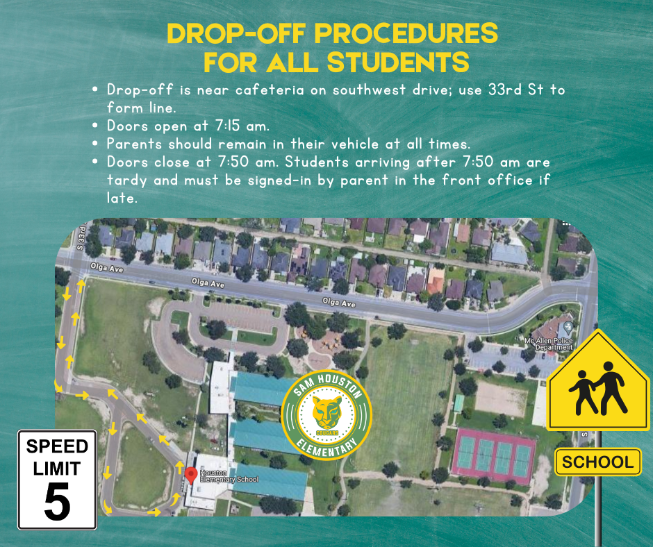 Drop-Off Procedures in English