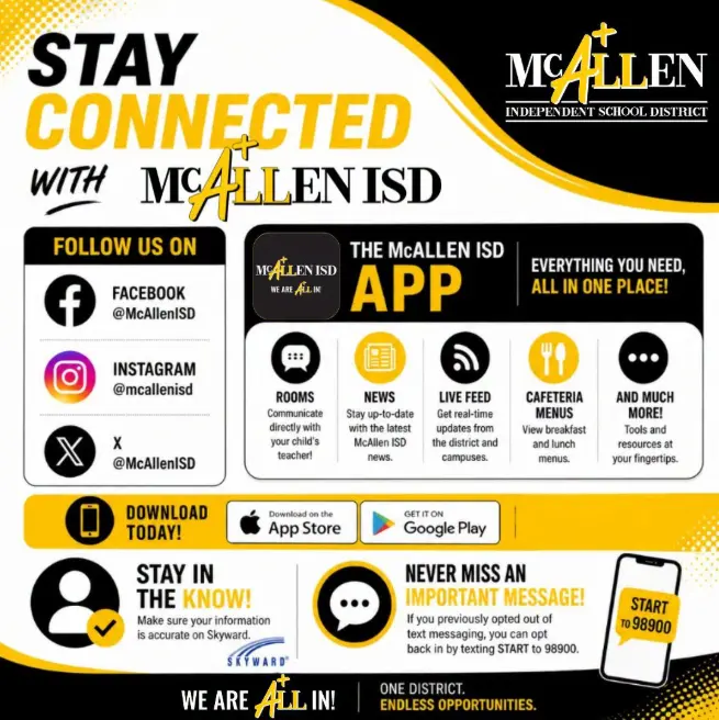 Stay Connected with McAllen ISD in English