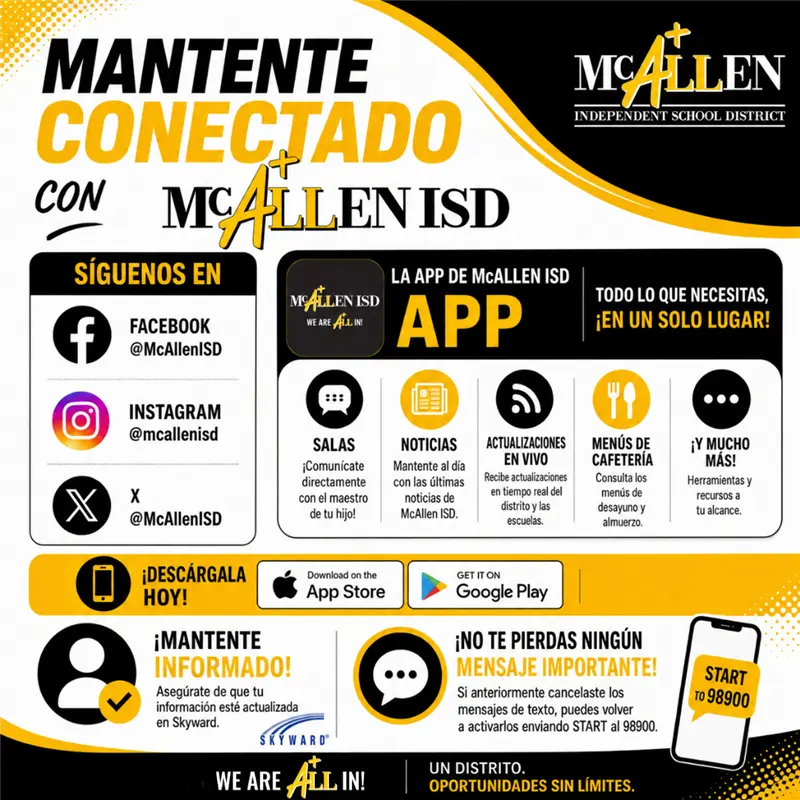 Stay Connected with McAllen ISD in Spanish