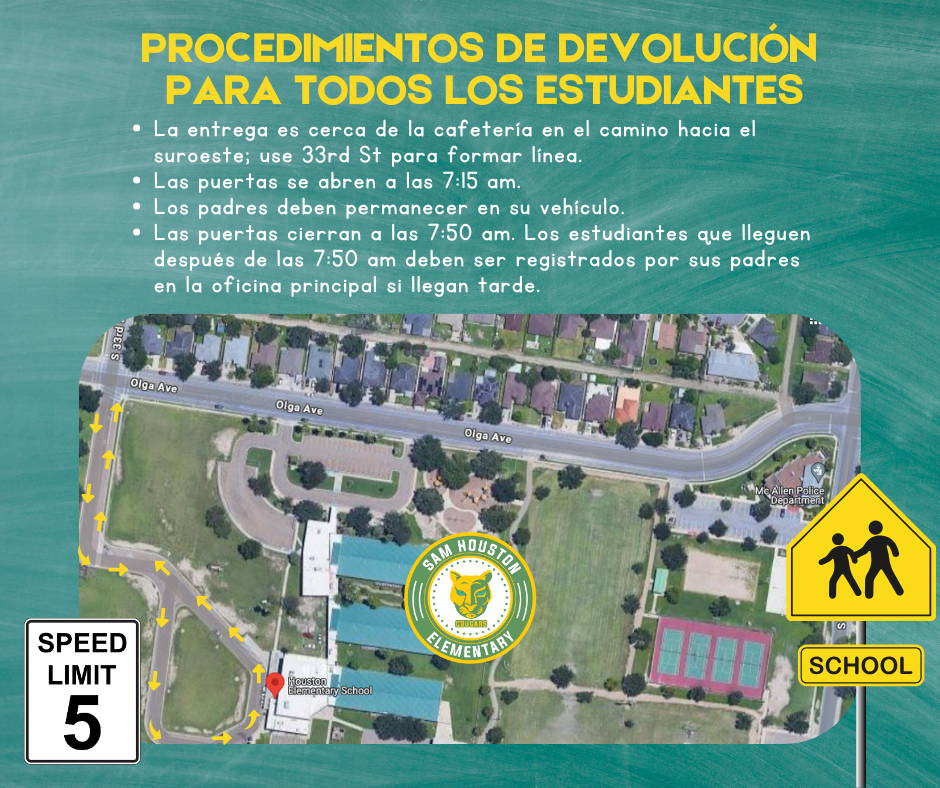 Drop-Off Procedures in Spanish