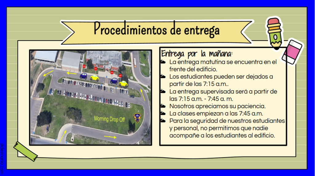Procedimientos de entrega