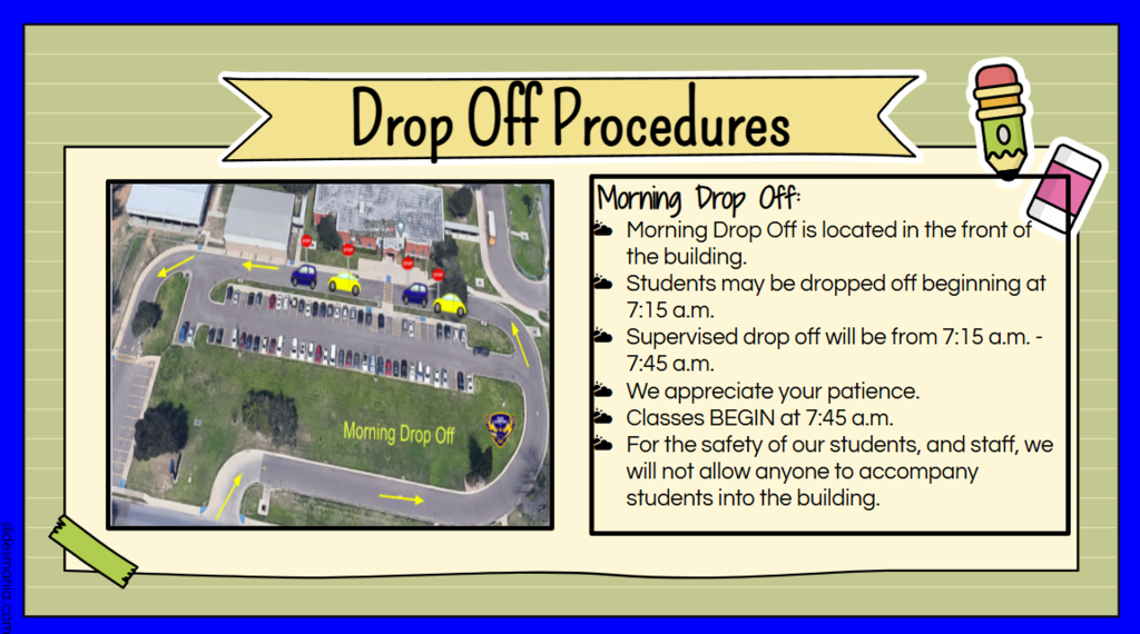 drop off procedures