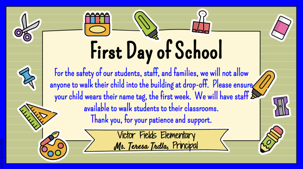 first day of school
