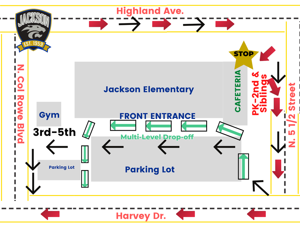 drop off map