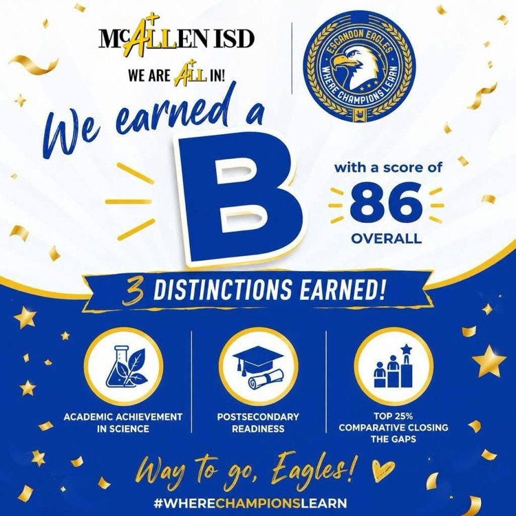 we earned a B!!