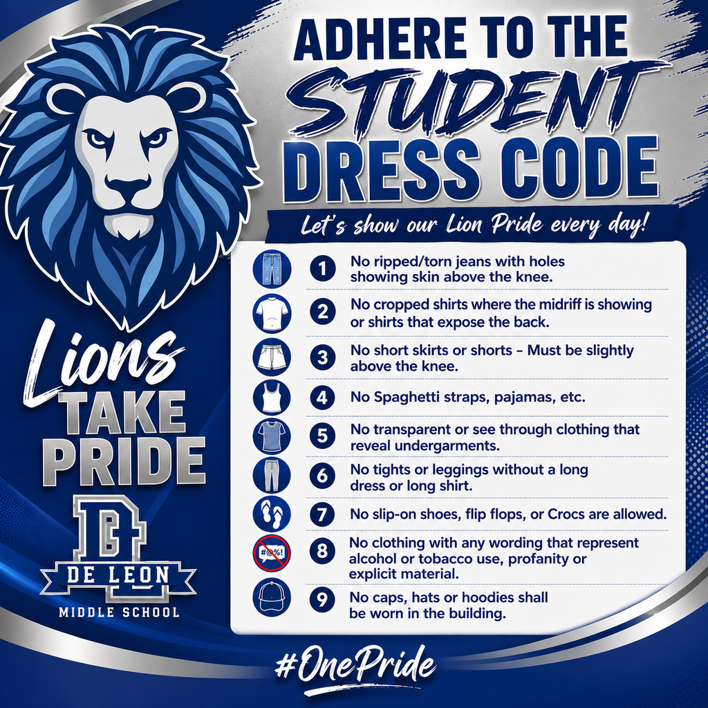 Student Dress Code Reminder