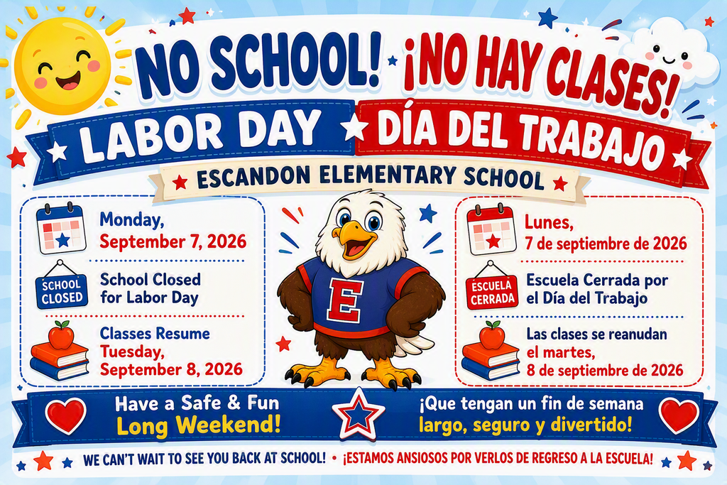 Labor Day-No School Flyer
