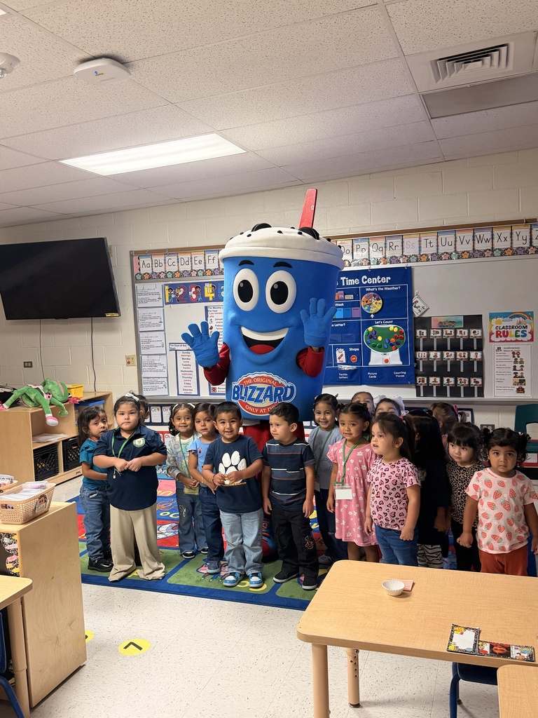 Kids celebrating their perfect attendance treat.