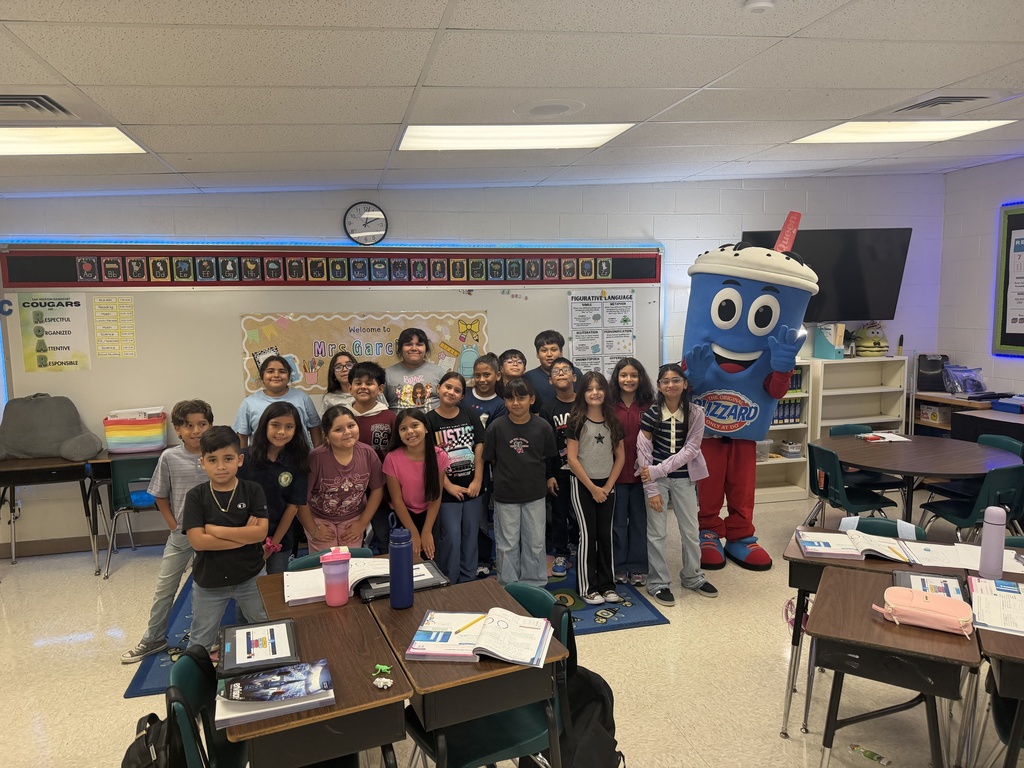 Kids celebrating their perfect attendance treat.