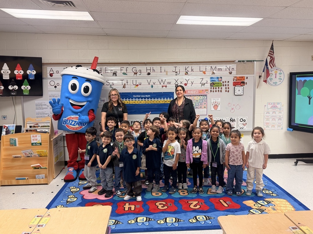 Kids celebrating their perfect attendance treat.