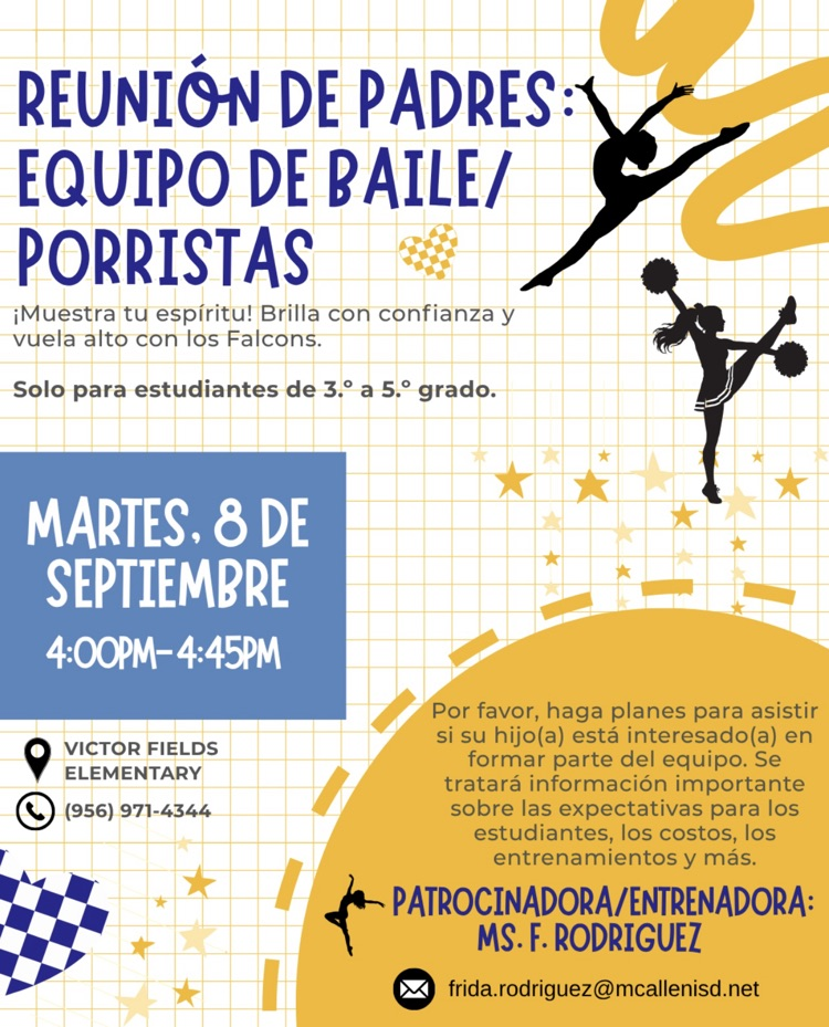 Cheer Flyer Spanish