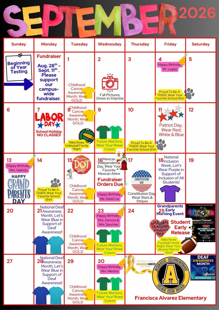 September Calendar 
