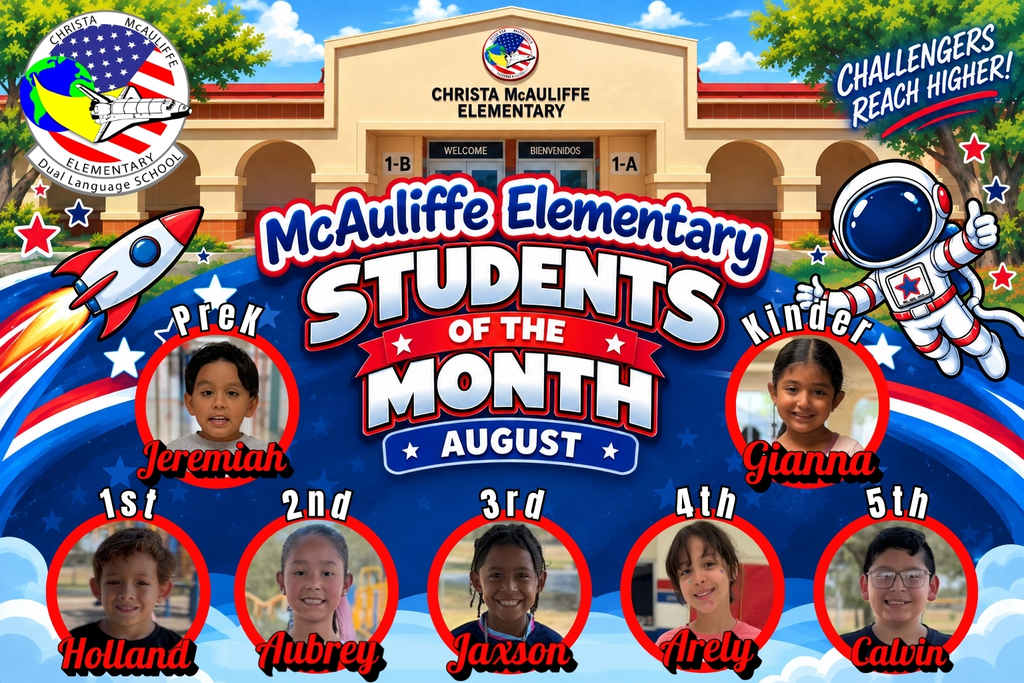 August Students of the Month