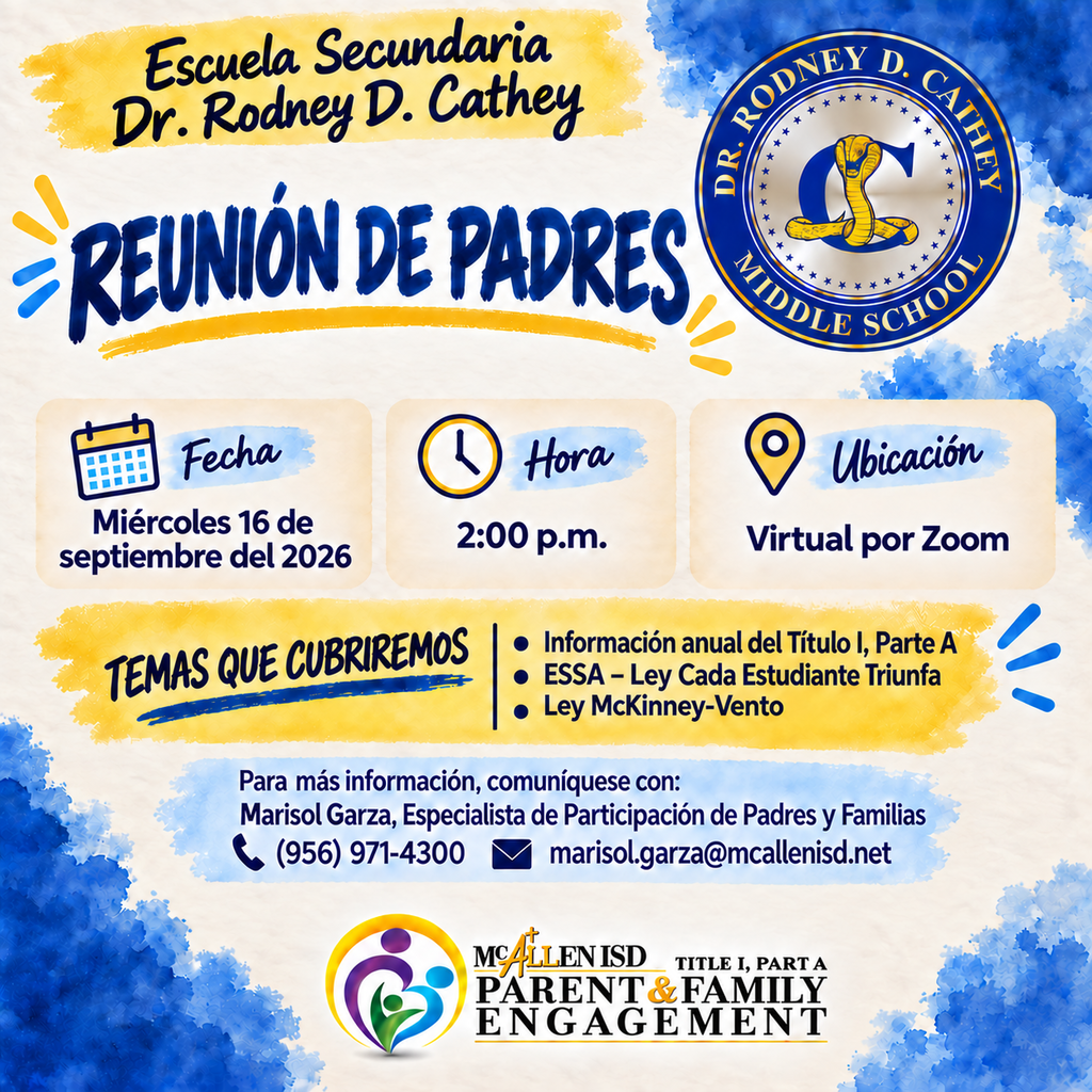 Cathey Parent Meeting Spanish