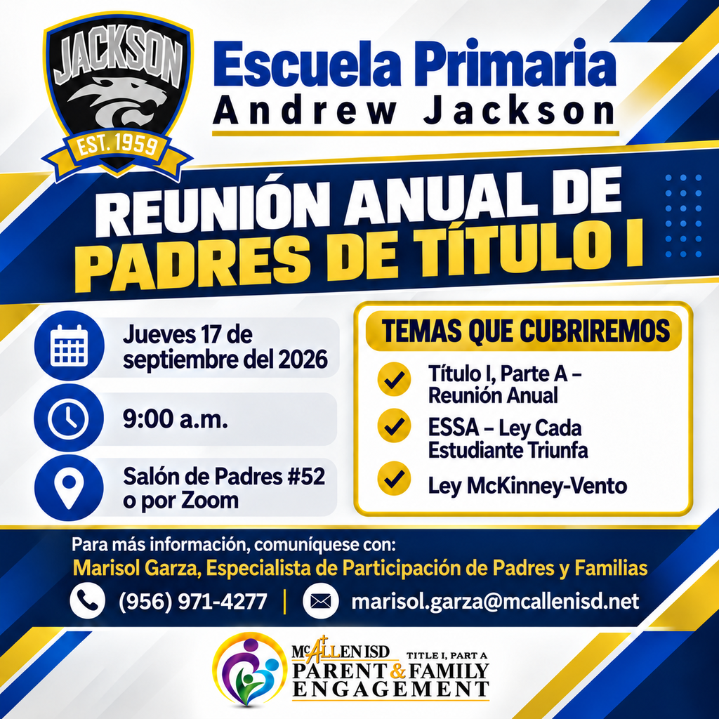 Jackson Parent Meeting Spanish