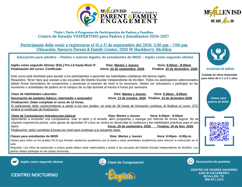 Parent Classes Spanish 