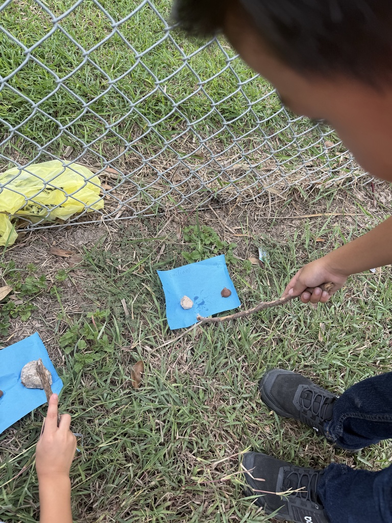 Students observing.
