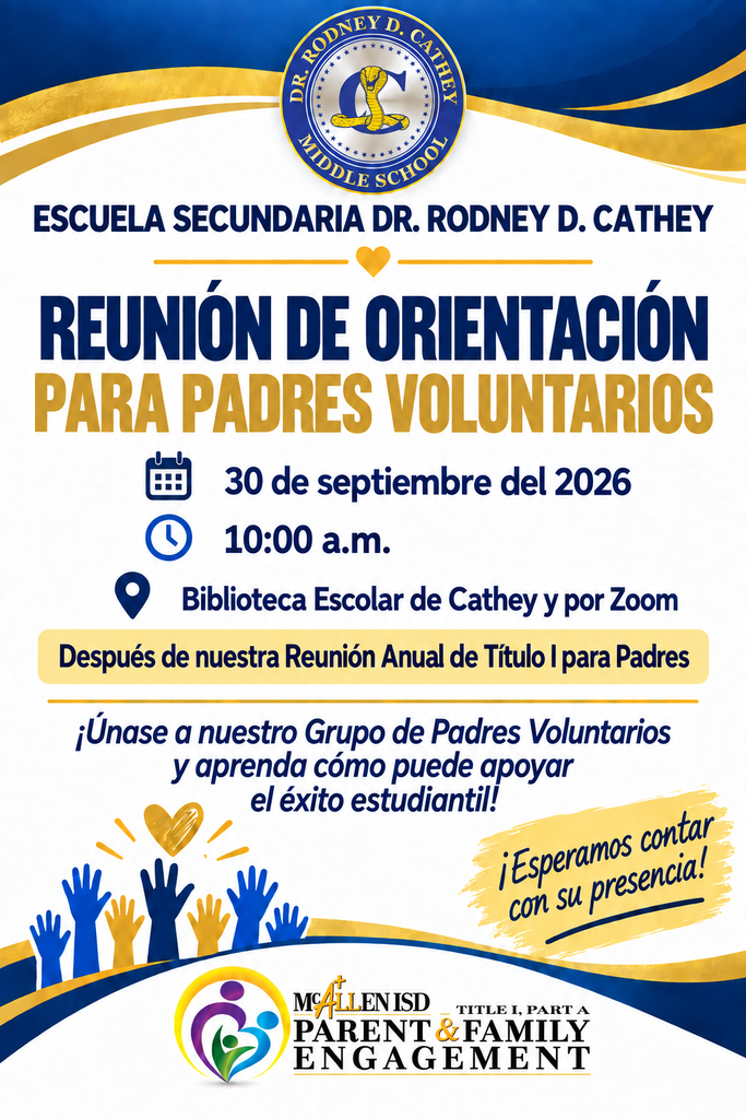 Cathey Parent Meeting Spanish