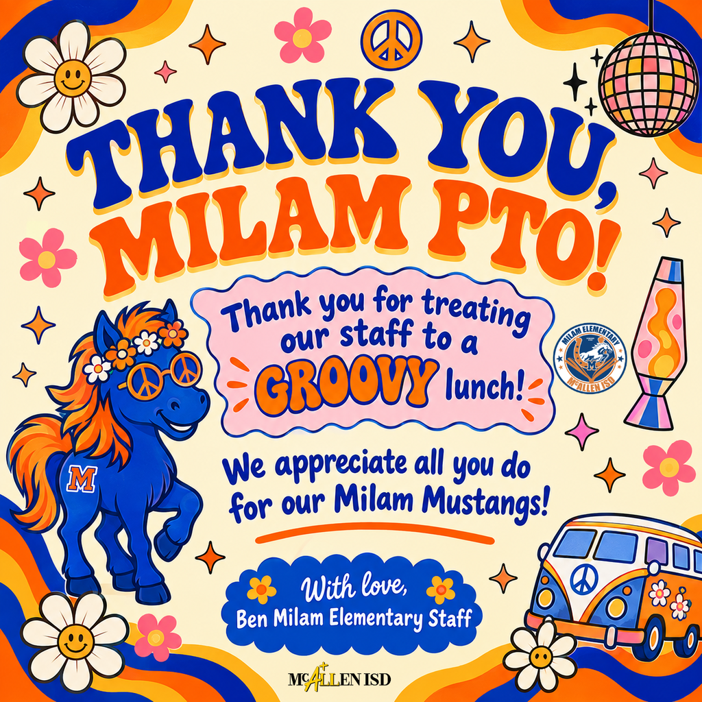 Thank You, Milam PTO
