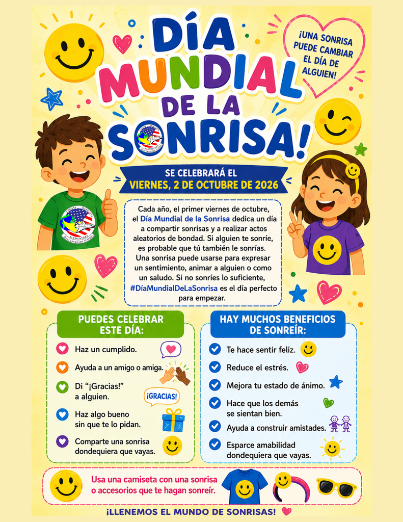 World Smile Day! Spanish