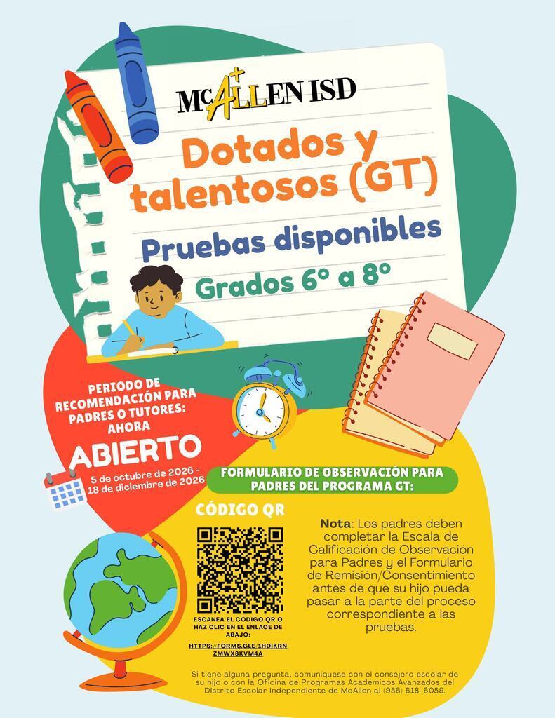 Dotados y talentosos español 