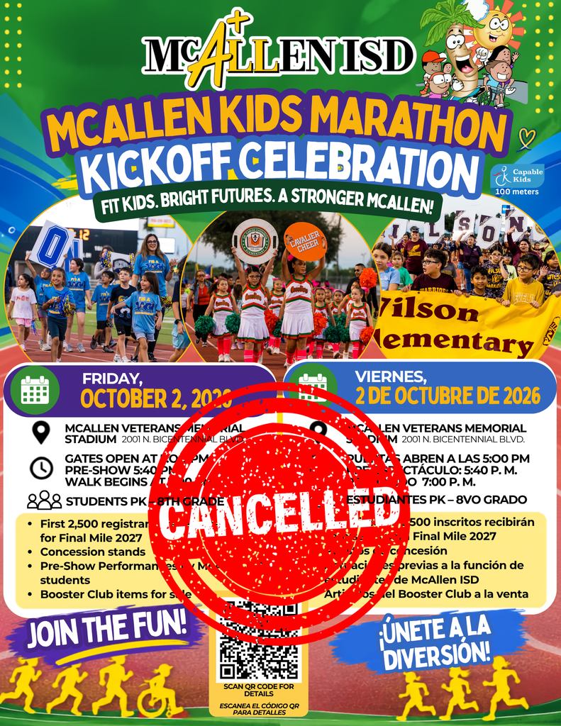 Kids Marathon Canceled
