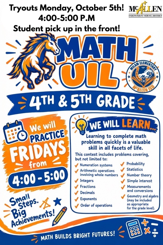 Math UIL Tryouts