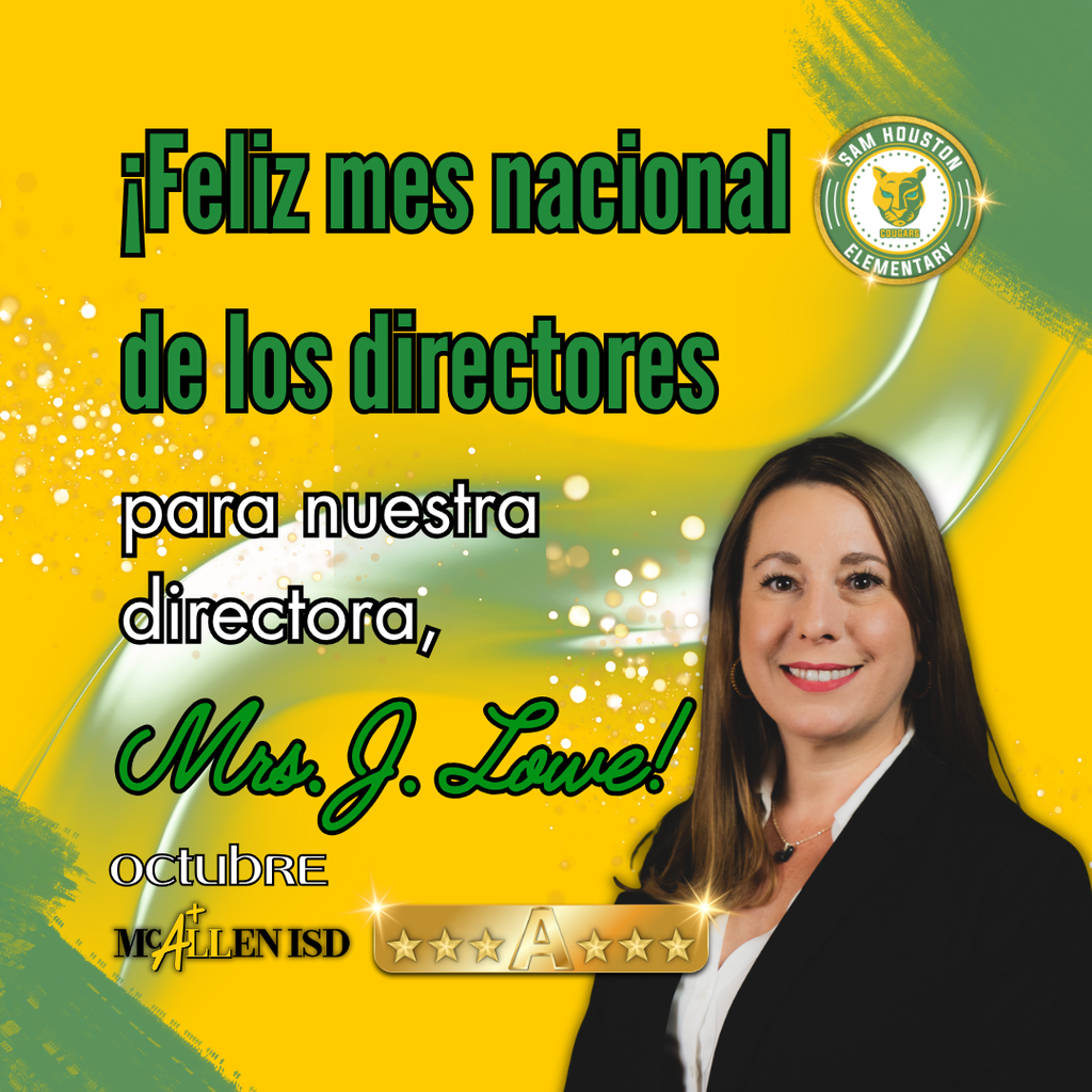 Flyer for Principals Month in Spanish