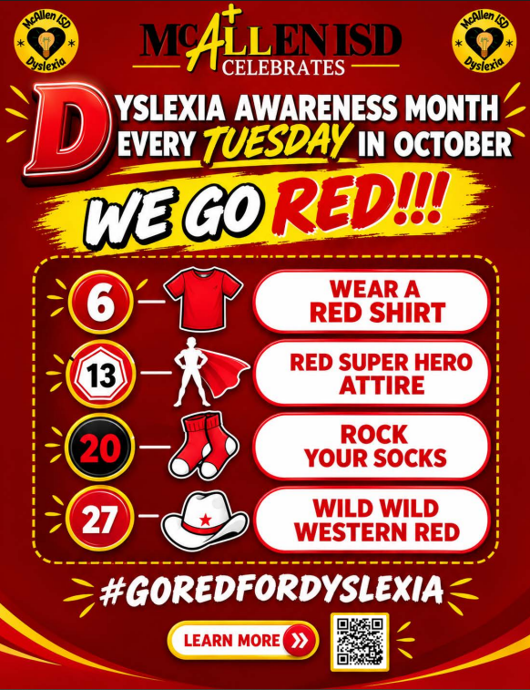 Dyslexia Awareness Month Every Tuesday in October