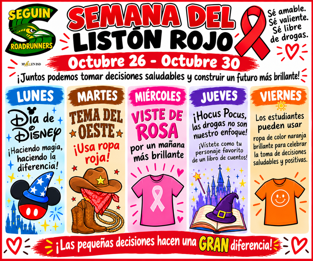 Semana Del Listón Rojo October 26 - October 30