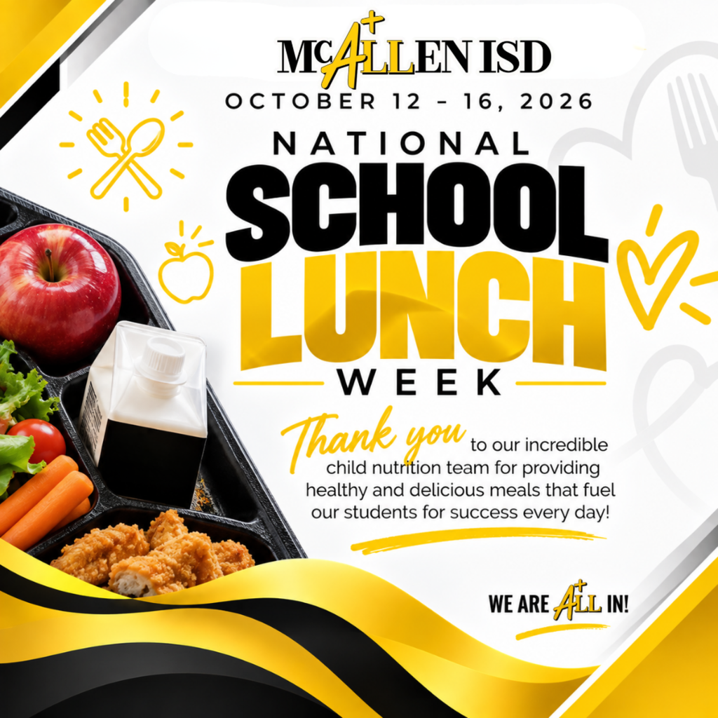 October 12-16, 2026 National School Lunch Week