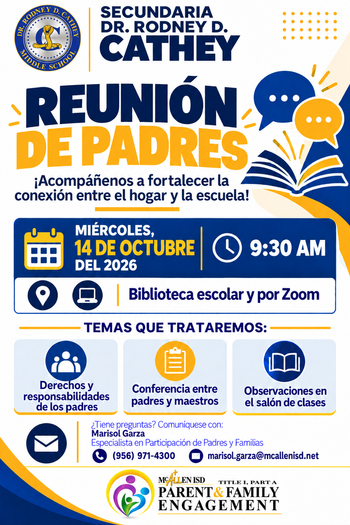 Cathey Parent Meeting Spanish