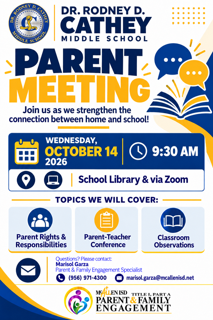Cathey Parent Meeting English 