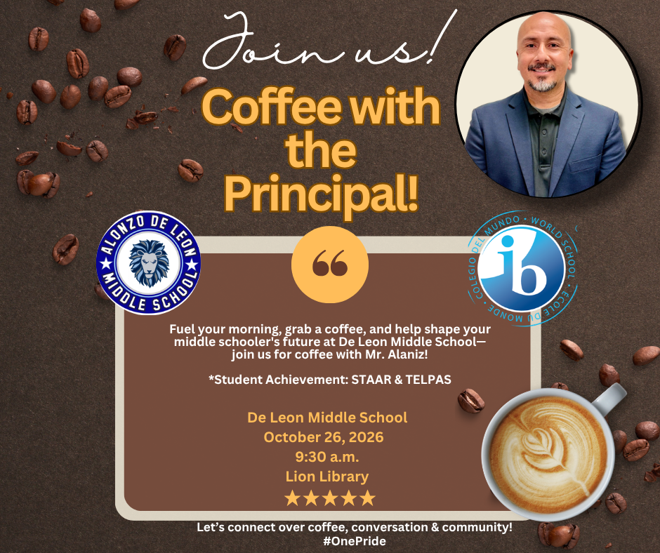 Coffee with the principal