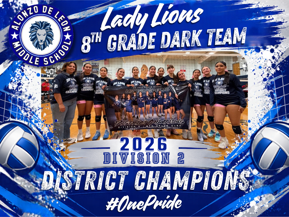 Division 2 District Champs Lady Lions