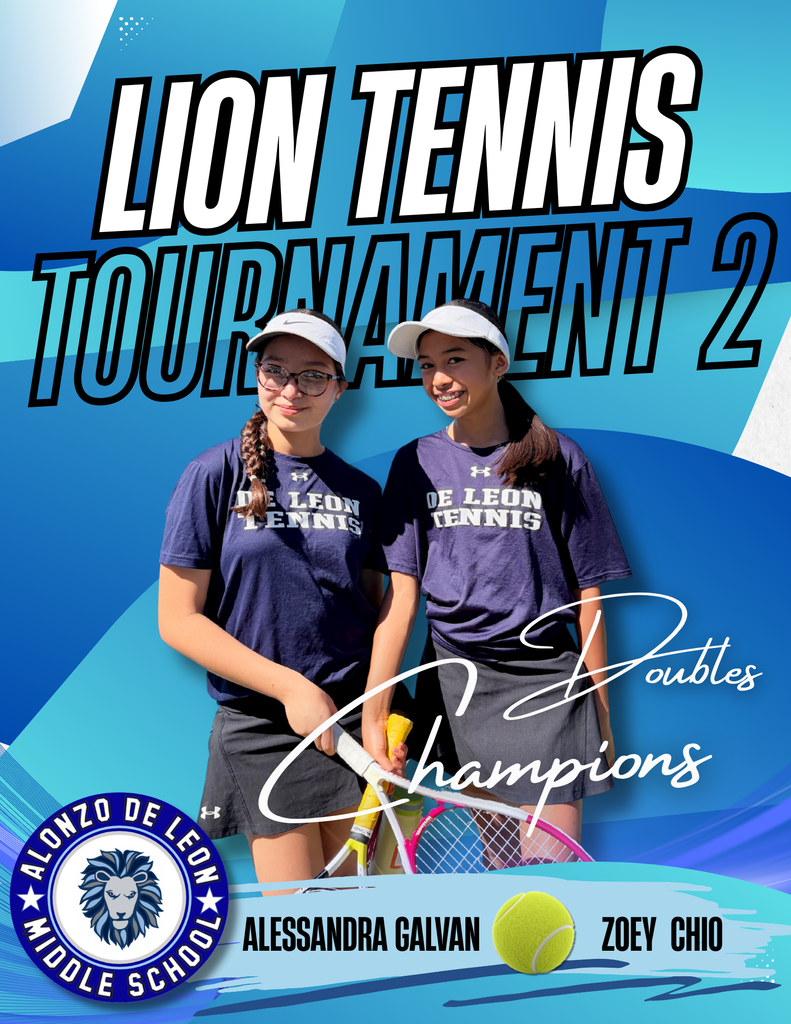 Tournament 2 Doubles Champions