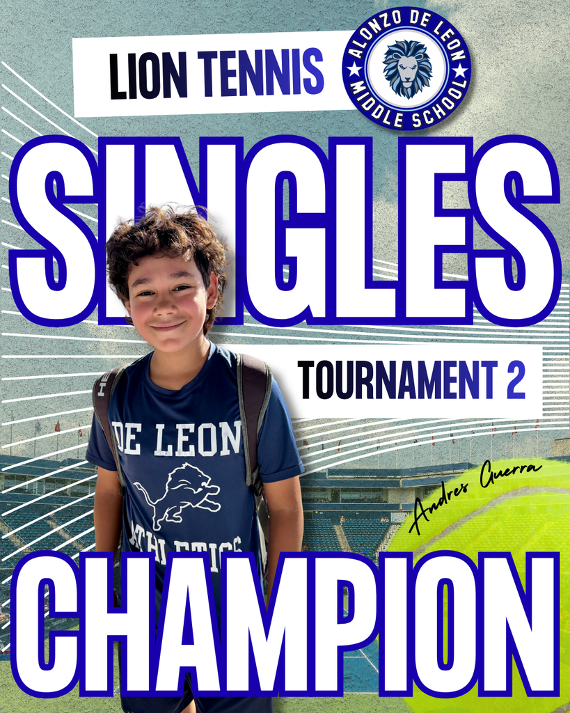 Tournament 2 Singles Champ