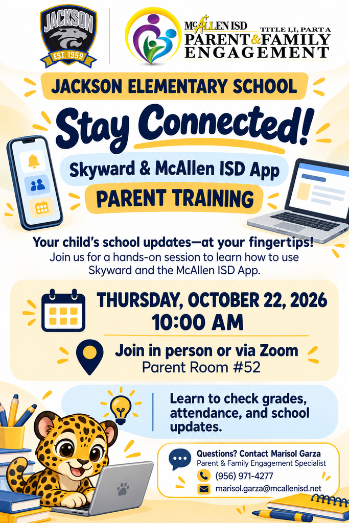 Jackson Parent Meeting English