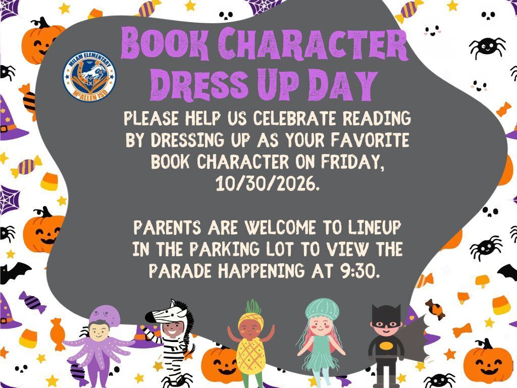 Book Character Dress Up Day
