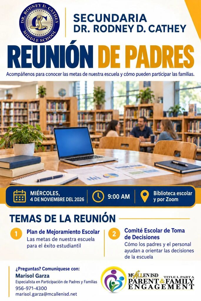 Cathey Parent Meeting Spanish