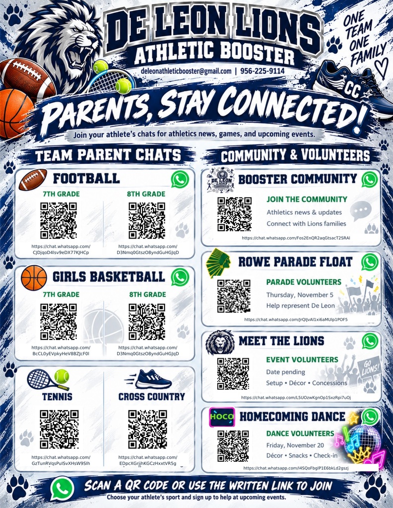 Booster Club Stay Comnected