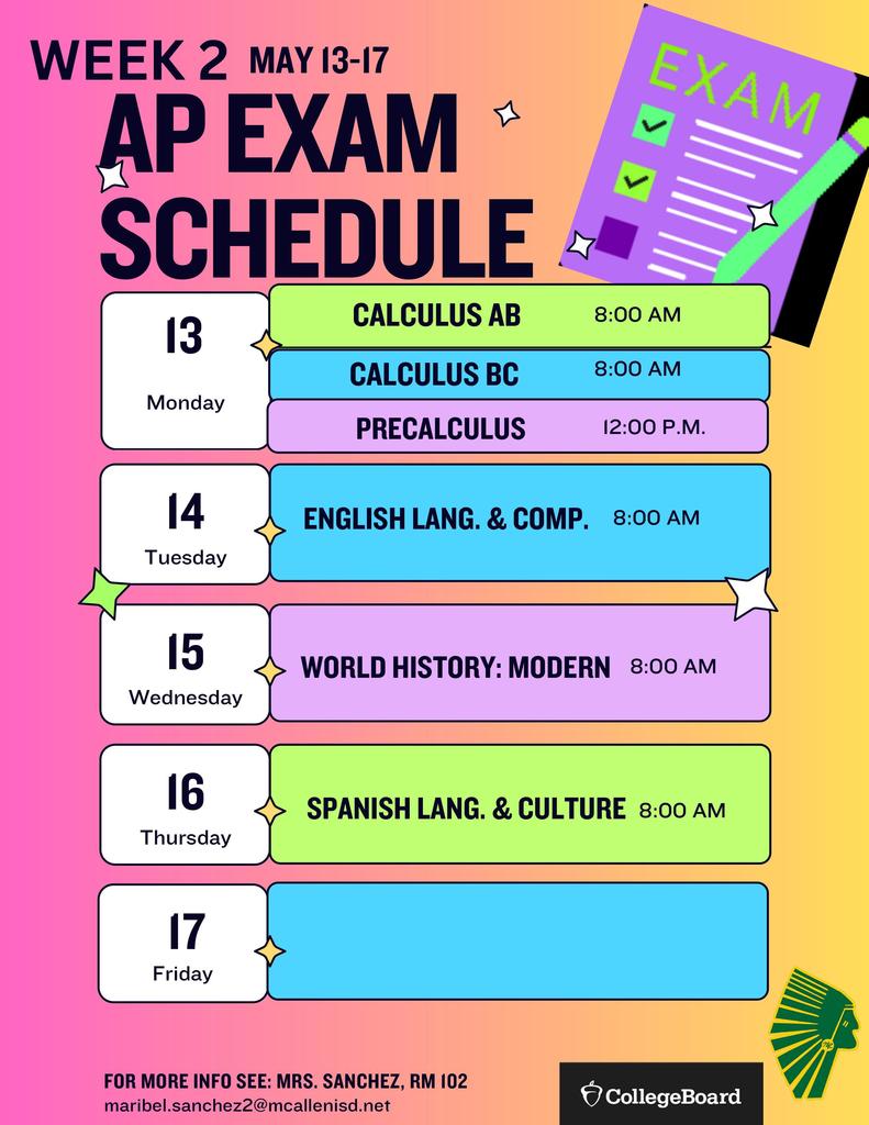 Week2 AP Exams