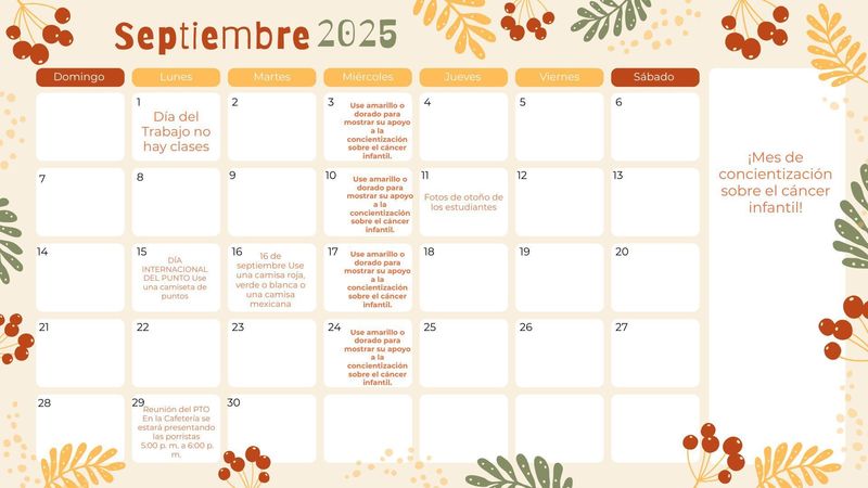 calendar spanish