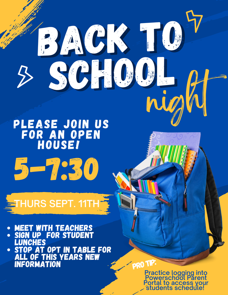 Back to School Night